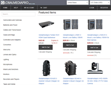 Tablet Screenshot of globalmediapro.com